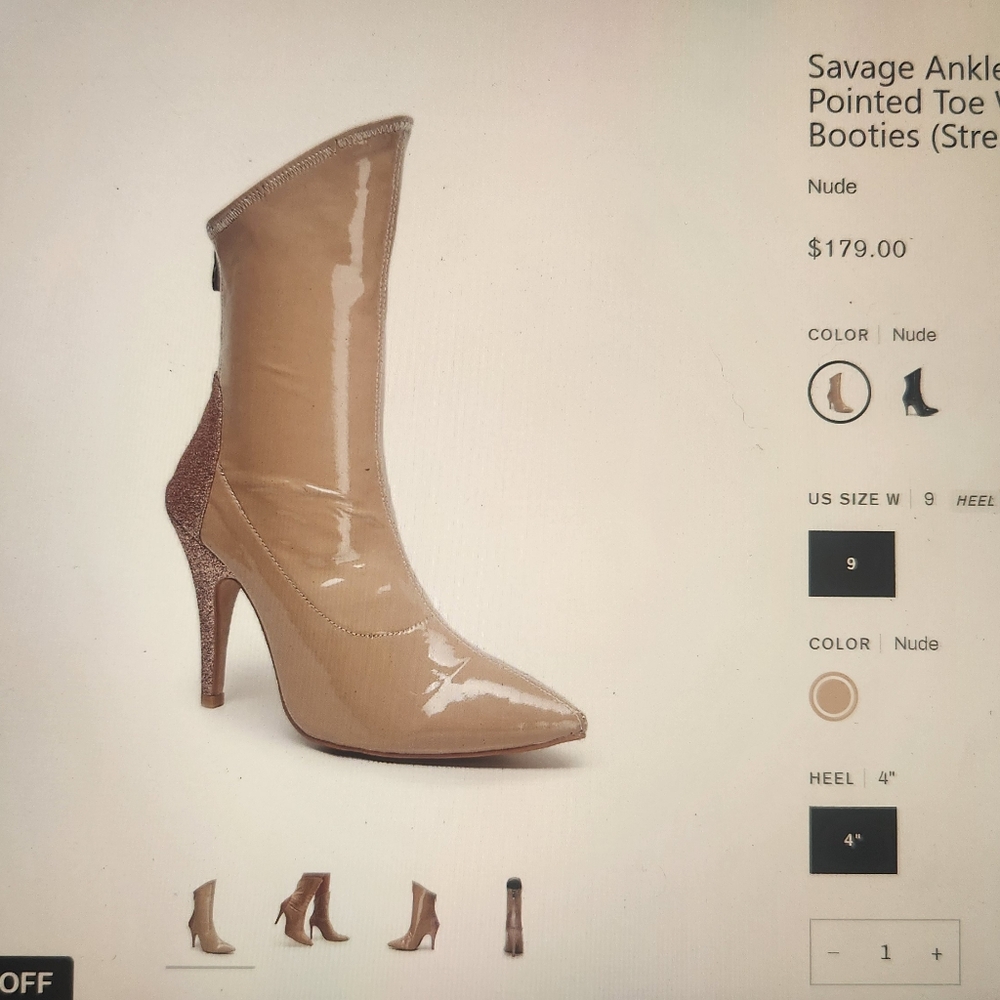 Burju Dance Heels Shoes - Picture 7 of 7